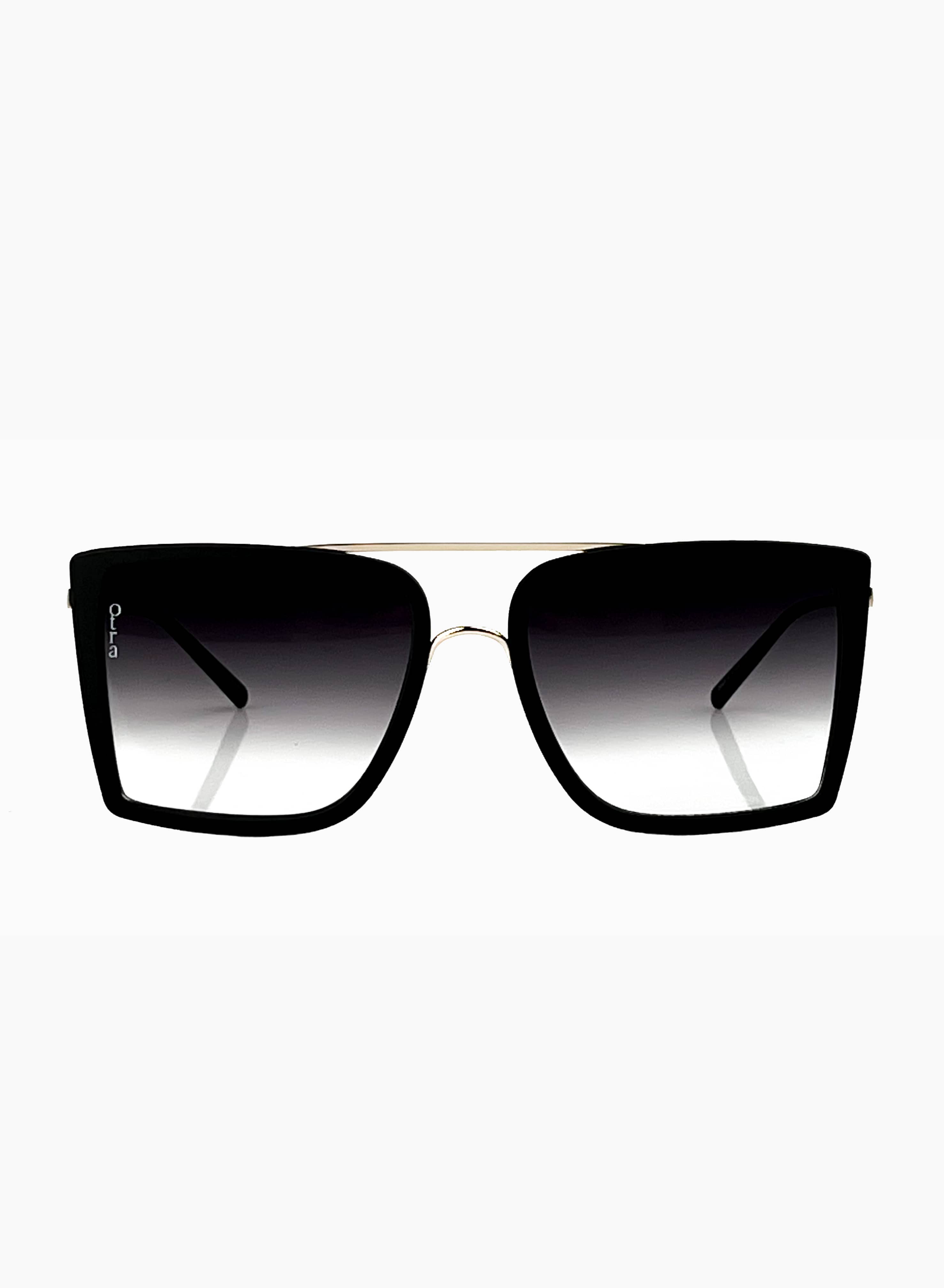 SQUARE S263 SUNGLASSES IN ACETATE - BLACK | CELINE